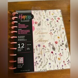 Happy Planner Big Wedding Planner Organizer‎ Undated Blooming Romance 12 Month